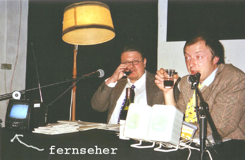 bilddokument der wissenschaftlichen fachpraesentation. mit hinweis auf den ferneseher